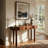 Mid Century Console Table With Solid Wood Legs-1203289240