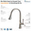 Robinet de cuisine rétractable-56408384