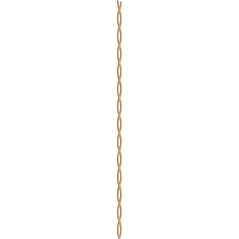 Ensemble de panneau mural décoratif à lattes réglables en bois Rakaia, H 94 po x l 2,5 po x P 0,25 po, Érable