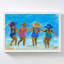 «Mesdames sur la plage I», reproduction de peinture acrylique-31936456-32140902
