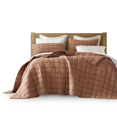Premium Linen Bedding Sets, 3-piece Full/queen With Breathable Comfort And Rustic Charm