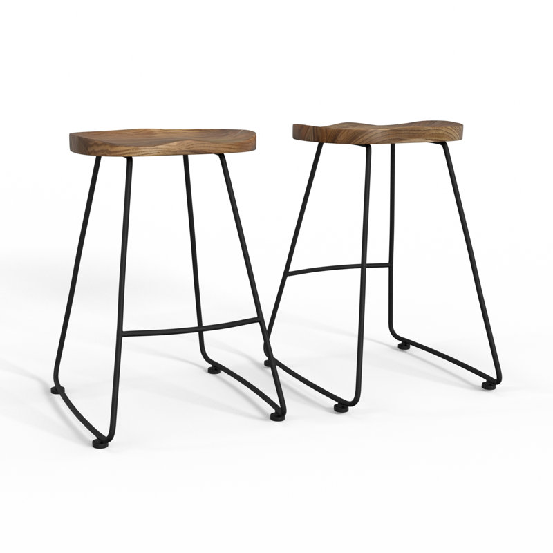 Amberly Counter Stool, Counter Stool (24" Seat Height), Brown
