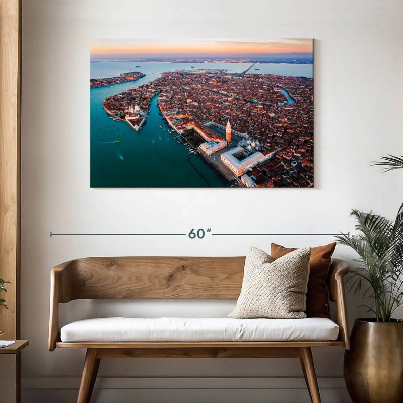 Nicci, la ville de Venise, H 30 po x l 45 po