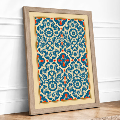 Ornamental Tessellation Geometric - Framed Print