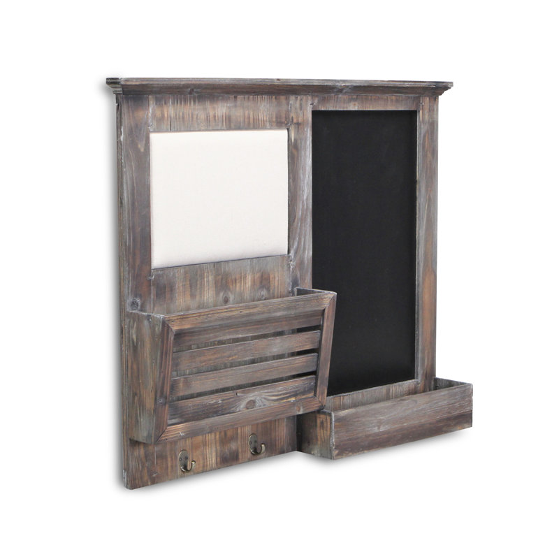 Ovellette Solid Wood Wall Organizer