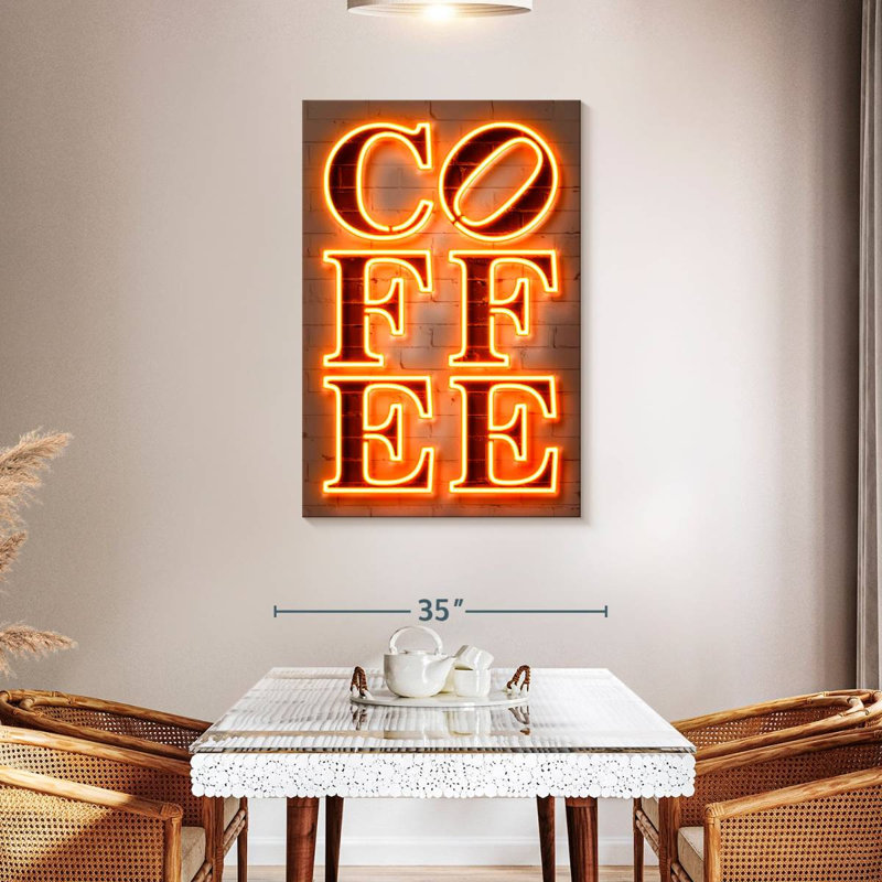 Enseigne murale café Kema, H 45 po x l 30 po