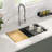 30'' L x 19" W Granite Composite Undermount Kitchen Sink Single Bowl Quartz Workstation Sink with Accessories-98780273