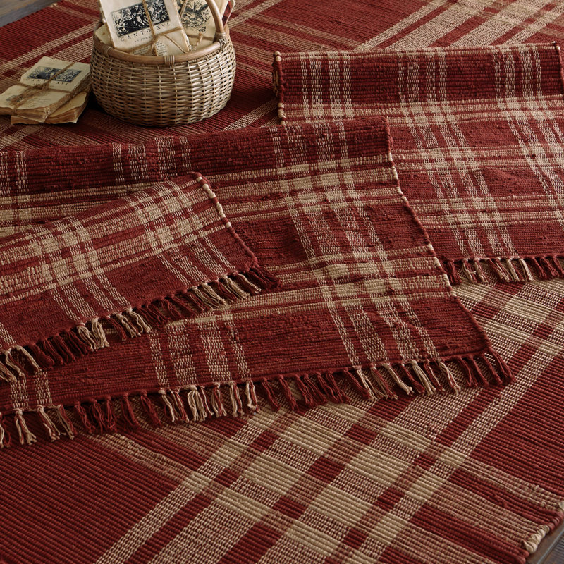 Plaid Indoor Rug, Rectangle 2' x 3'6"
