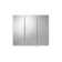 30'' W 25.98'' H Surface Frameless Medicine Cabinet Mirror 9 Adjustable