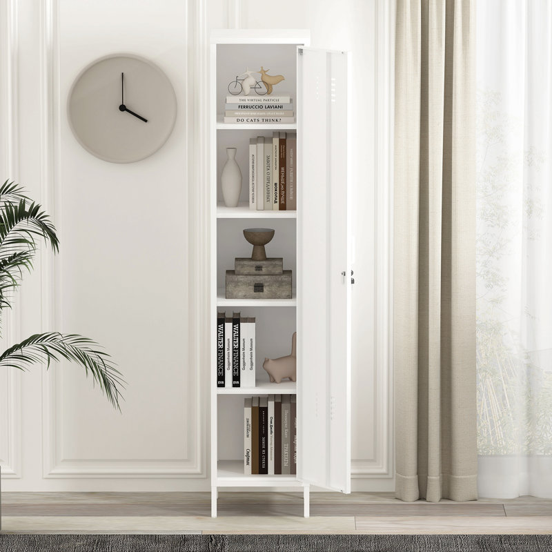 Armoire de rangement pour bureau personnel, Blanc