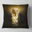 Fantaisie éléphant sur fond noir - coussin imprimé animal-29516338-29516342
