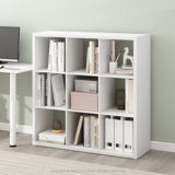 43.78'' H X 43.78'' W 9-Cube Bookcase