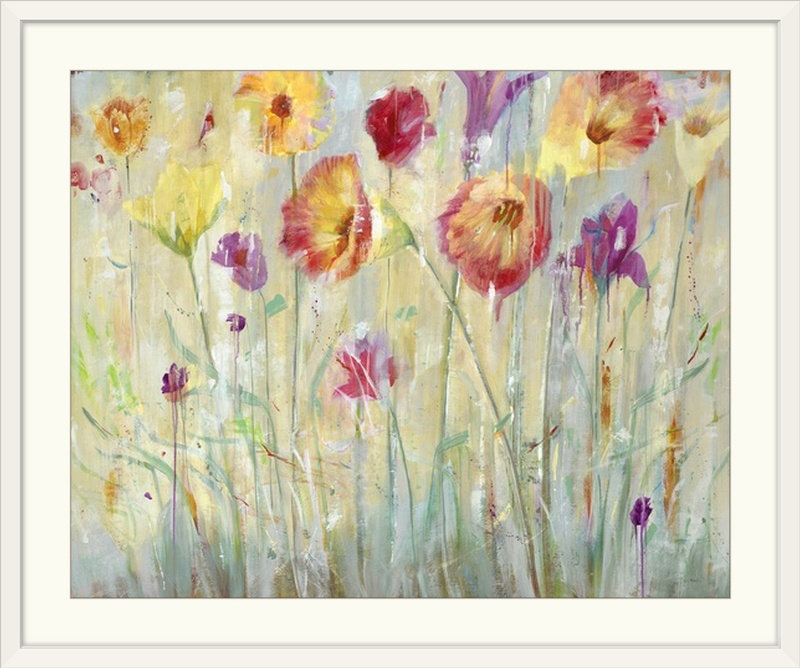 " Preso " by Jill Martin, White Frame, 24" H x 28" W x 1" D