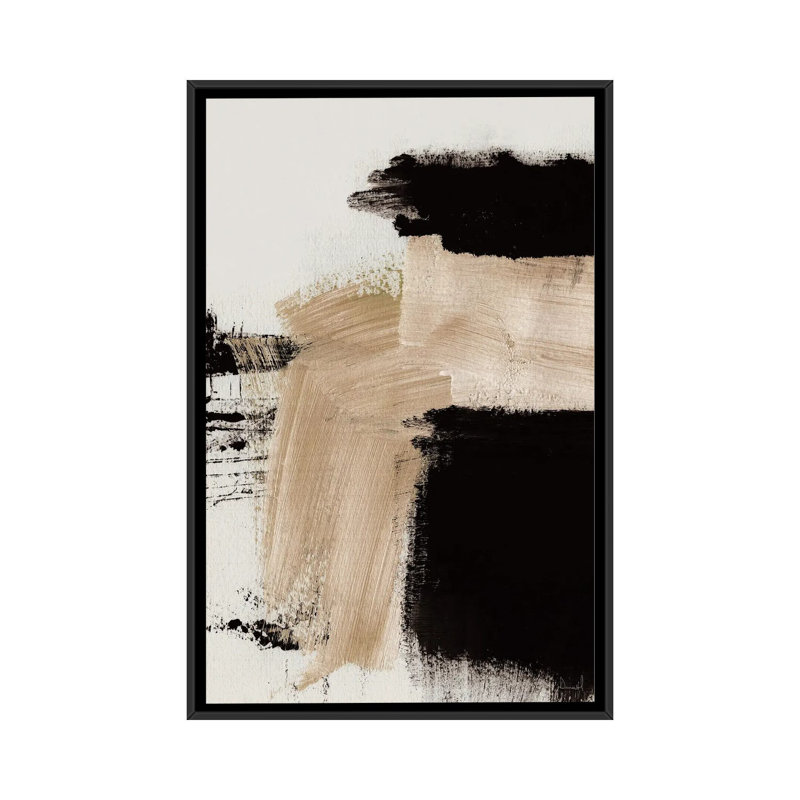 Path by Dan Hobday - Floater Frame Painting on Canvas, 152.5 cm H x 101.5 cm W, Black Framed Canvas