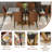 71″ Tempered Glass Dining Table Set for 6–8 – Modern Dining Table and Chairs, Kitchen & Dining Room Set-408033760