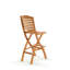 Tabouret de bar en teck Ellie-Maye