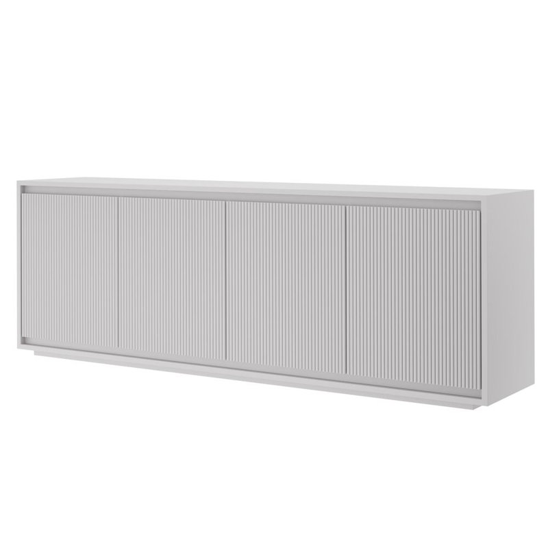 Ember Console Table, 84", Strong White
