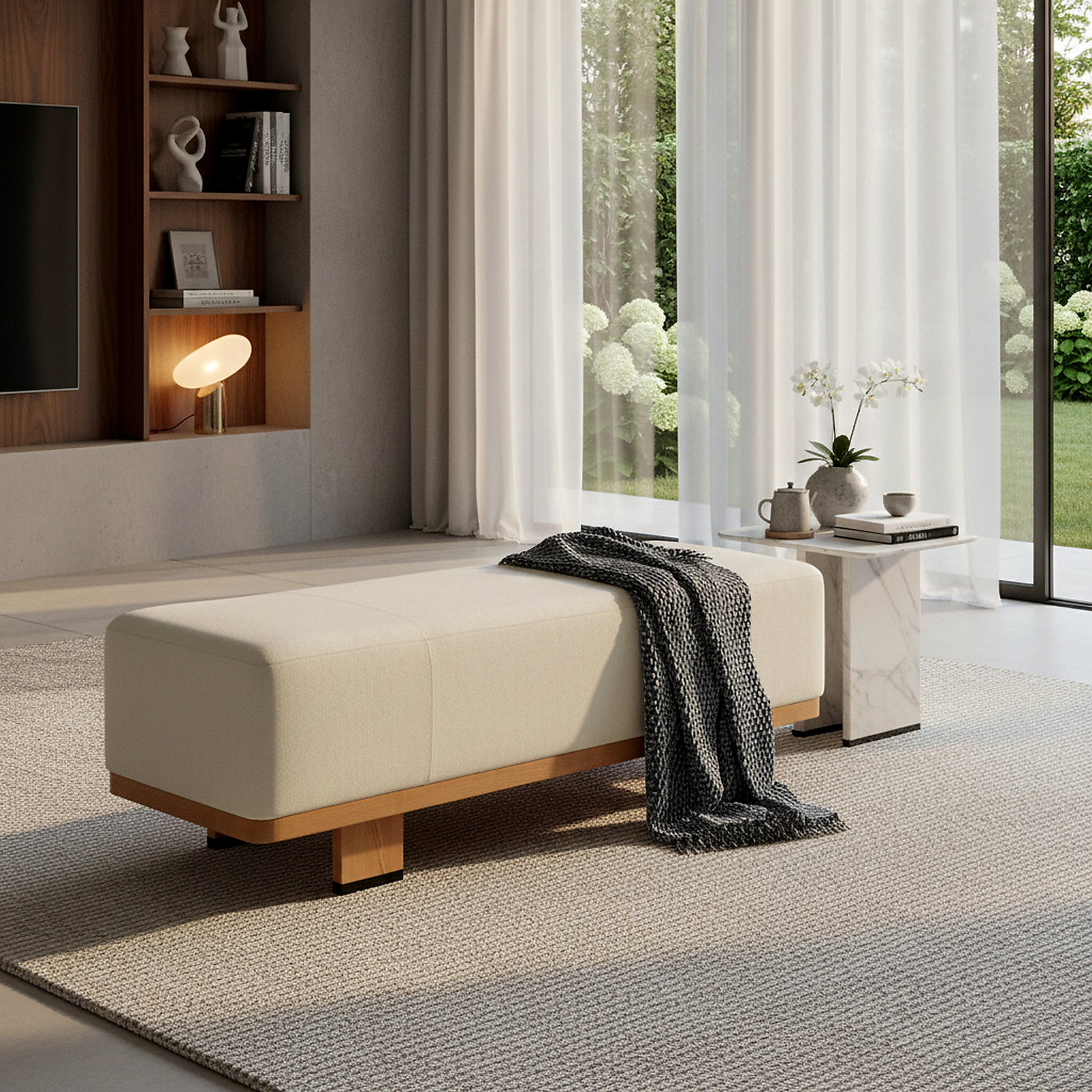 Lilli Bench, Natural/Black