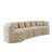 Boneless Curved Sectional Sofa-1405910588