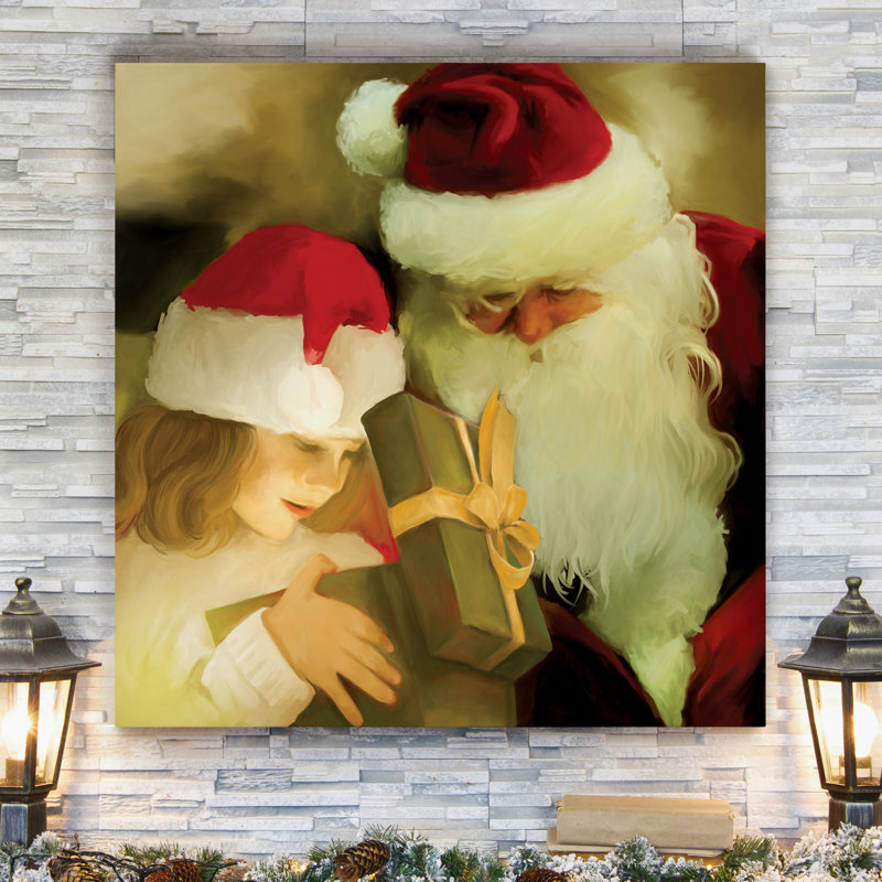 Christmas Wonder - Impression sur toile tendue, H 24 po x l 24 po x P 1 po