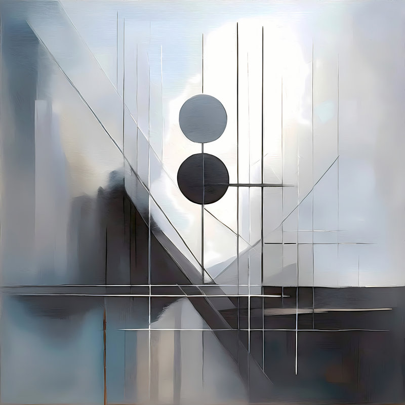 Cercles de contemplation, H 24 po x l 24 po