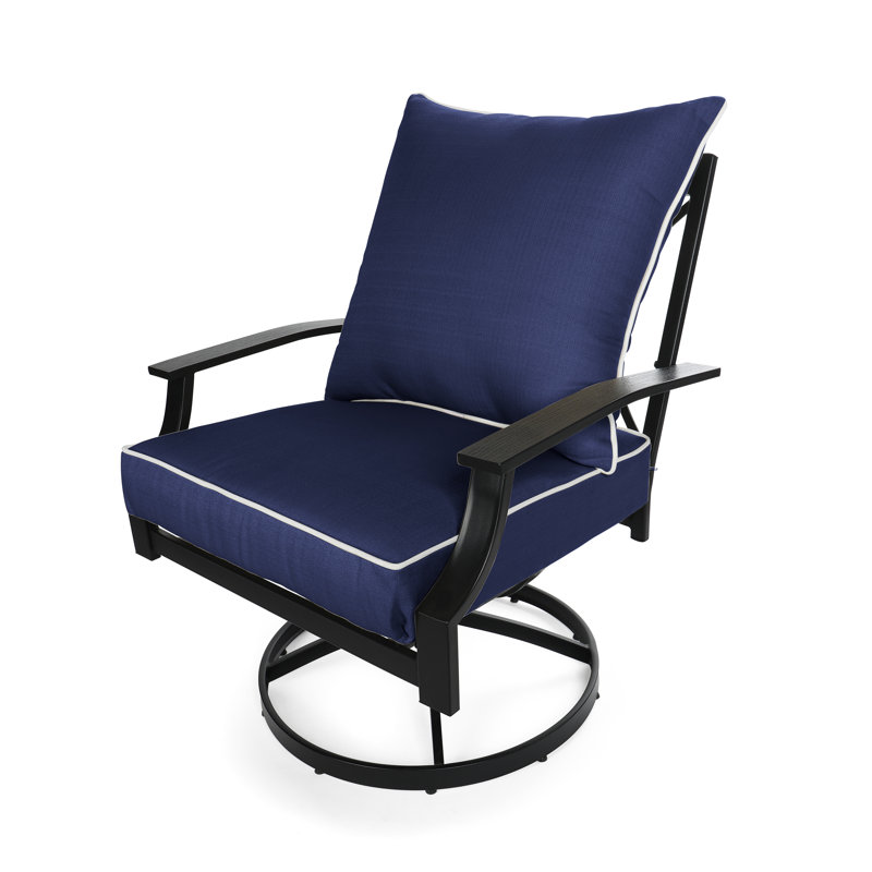 Coussin de siège intérieur / extérieur Wendin, Bleu marine