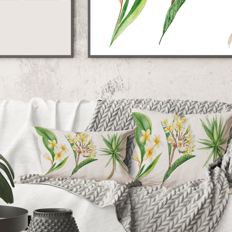 Floral Throw Pillow