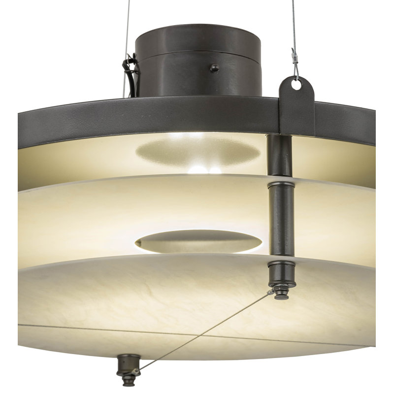 Luminaire suspendu 24 po de large Atlantis