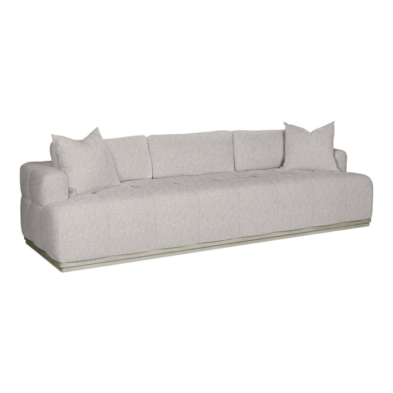 Thom Filicia Home Tufted Sofa, Navada Granite, Wrenn