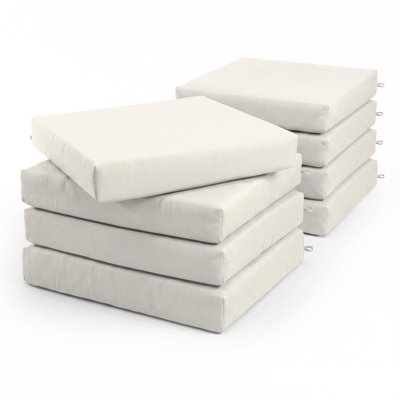 Ensemble de 8 coussins de chaise d'extérieur 8 pièces