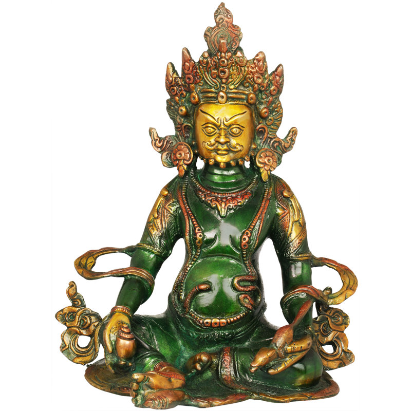 Statue du dieu de la richesse Kubera