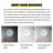Light Gray Round Wall Clock for  Living Room