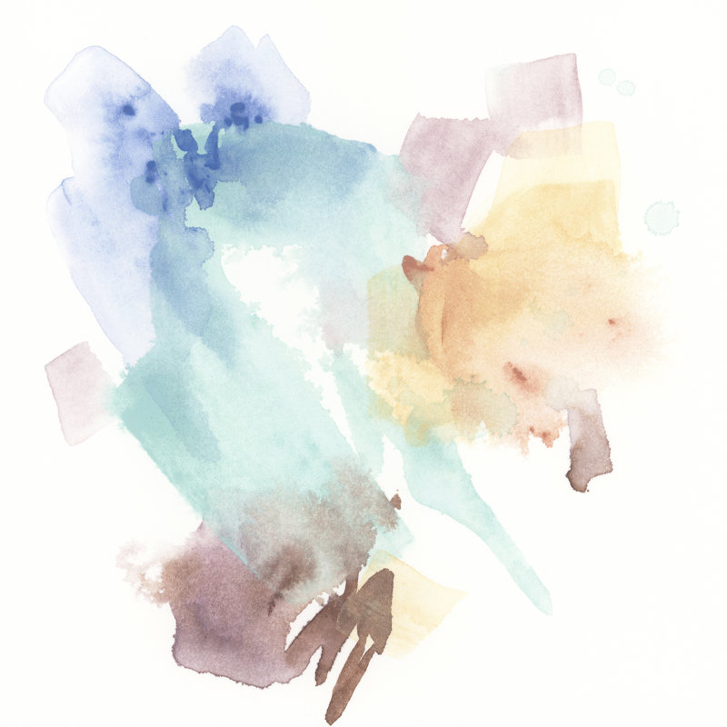 Tasheba Aurora Liquid III by June Erica Vess - Wrapped Canvas Print, 30 cm H x 30 cm W