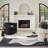  Prismatic 8'6" x 11'6" Ivory Black Modern Indoor Rug-1080345455