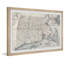 «Old Map of Massachusetts», reproduction sur papier encadrée-921738299
