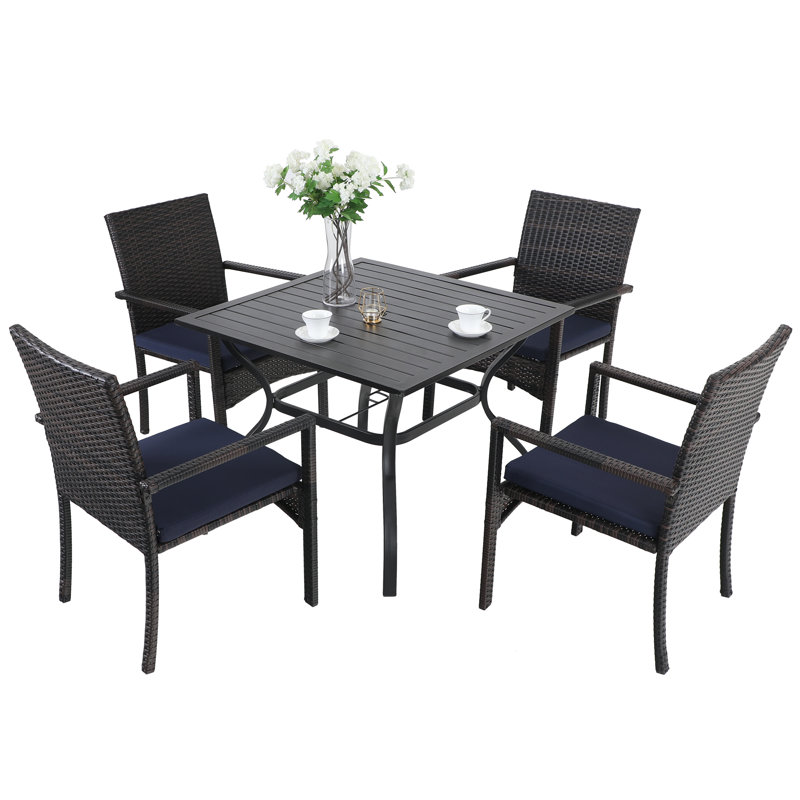 4 - Person Patio Dining Set with Rectangular Table