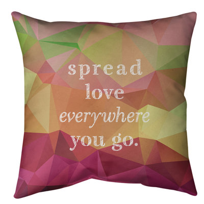 Gemstone Spread Love Floor Pillow