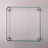 Transparent Square Fire Table Windshield Protection, 14.4In X 5.5In, 2.5Lb Glass Cover, 14.33In 5.47In,