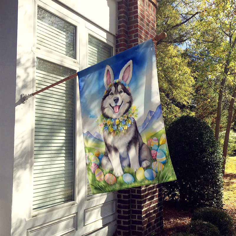 Easter Egg Hunt Double Sided 40'' H x 28'' W Polyester Easter House Flag
