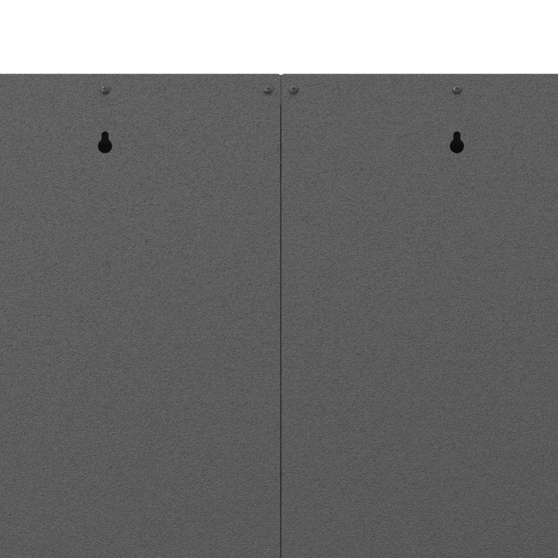Armoire de rangement murale en métal avec porte verrouillable et 1 tablette pour garage, bureau, assemblage requis