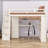 Space-Saving Loft Bed Frame with Integrated Wardrobe, Desk, Shelves and Lights-1209963435