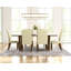 Chaise de salle à manger Elegant Ivory P 22,5 po x l 18,5 po x H 41,5 po avec garniture cloutée-861228113-861228112