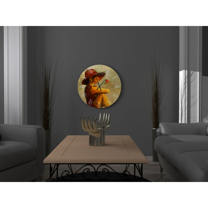 Horloge murale en métal afrique américaine 2 mode 2 mode Brella, Petit