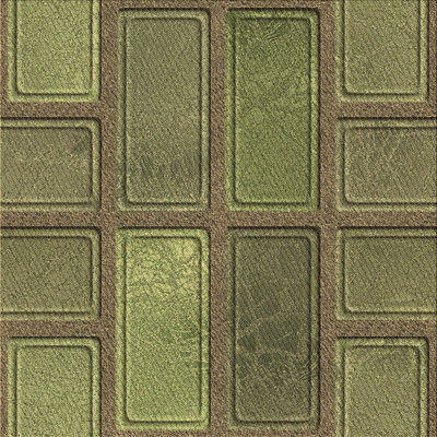 Tapis brun tissé à la machine