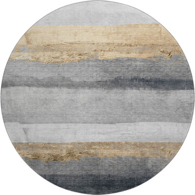 Premium Machine Washable Fairwood AMF1883 Stripes Rug