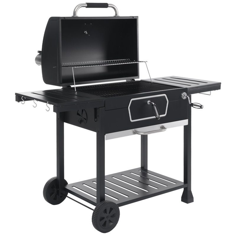 Royal Gourmet Deluxe 30-Inch Charcoal Grill, Black