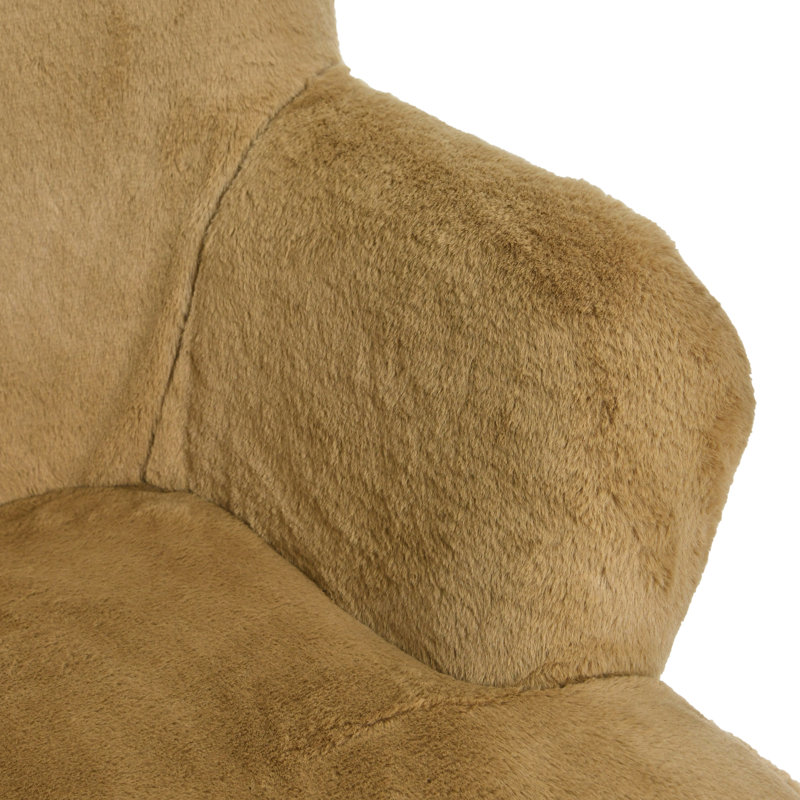 Fauteuil à oreilles Napster, Mélange de polyester brun