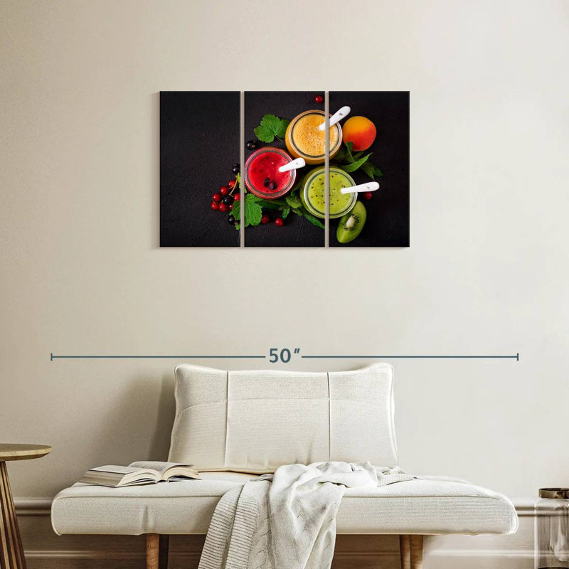 Yarlin Assorted Fruit Smoothies, 20" H x 33" W