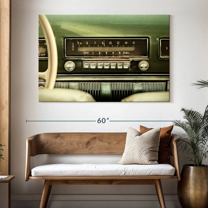 Mehar Car Radio, 34" H x 51" W