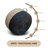  Chula 18" Seagrass Round Pouf Ottoman, Duo Low Round Side Table, Boho Nightstand-394081041